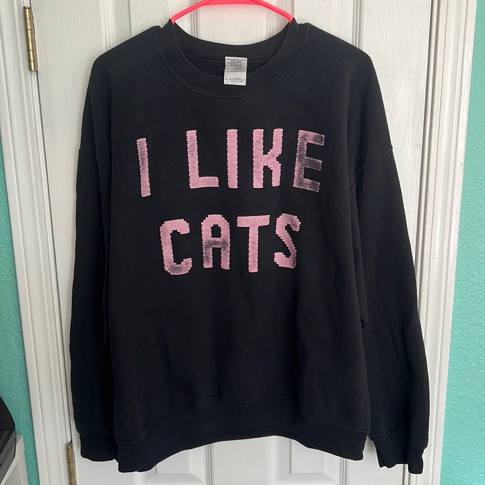 I like cats crewneck